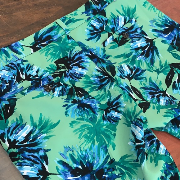 Banana Republic Green & Blue Pants 8 - Picture 3 of 13